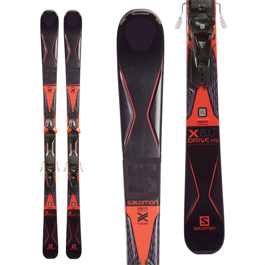 Salomon X-Drive 8.0 Ti Skis + XT12 Bindings 2017 | evo