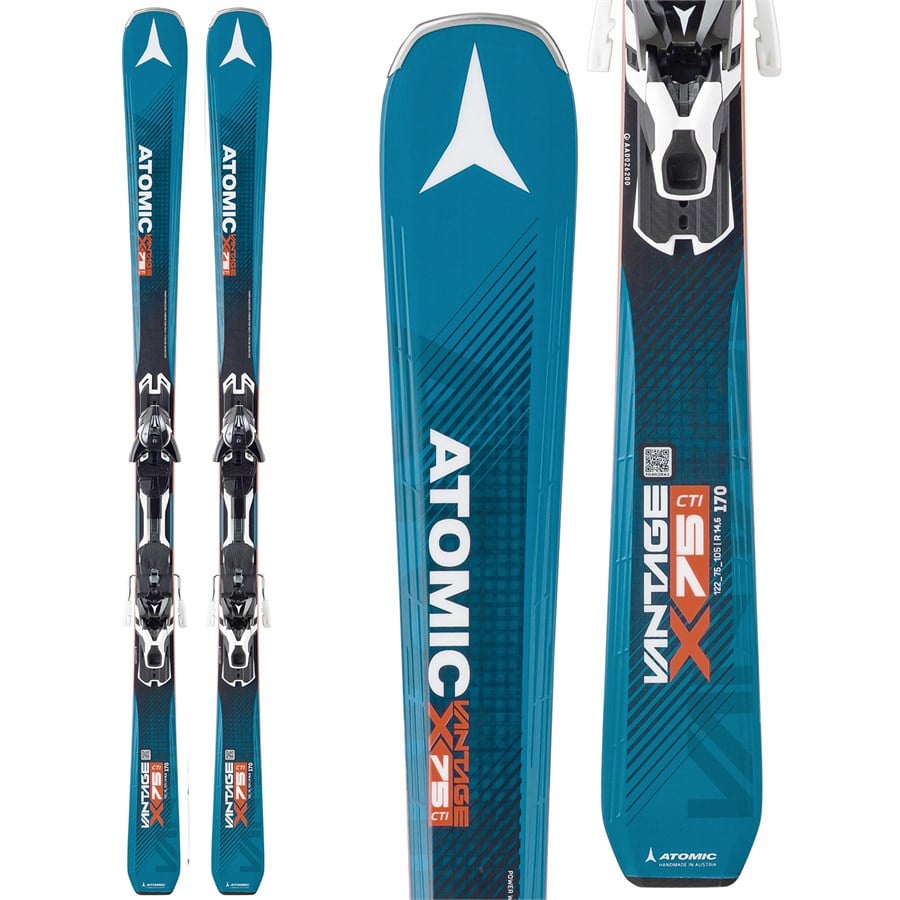 Atomic Vantage X 75 CTI Skis + XT 12 Bindings 2018 | evo