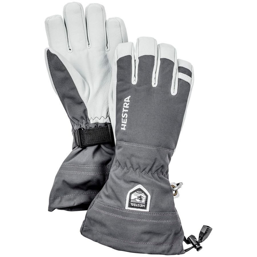 Hestra Army Leather Heli Ski Gloves Evo inside how to wash ski gloves regarding Comfy