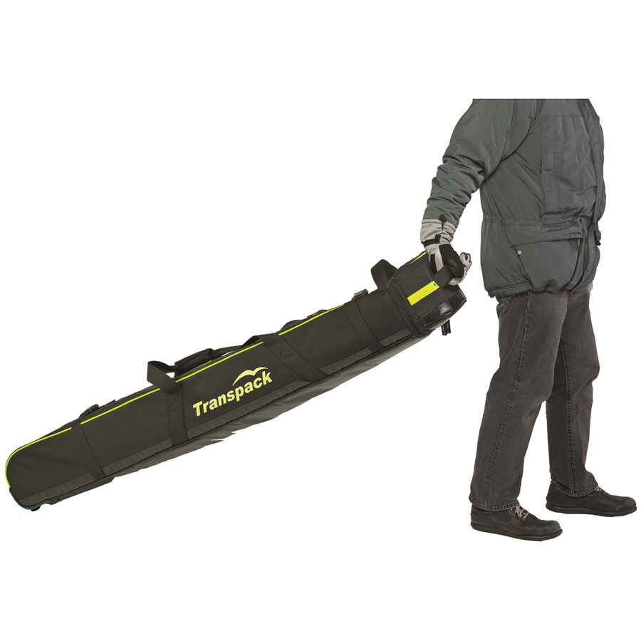 transpack ski vault pro rolling double ski bag