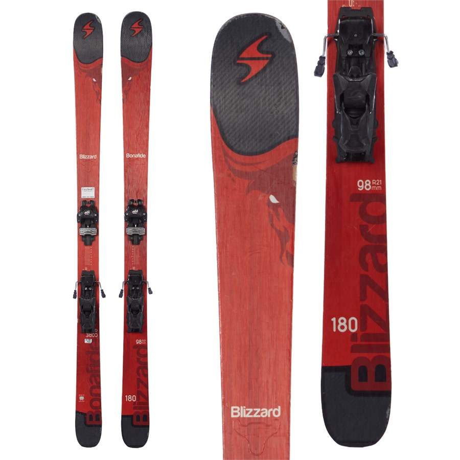 Blizzard Bonafide Skis + Tyrolia Attack 13 Demo Bindings 2016