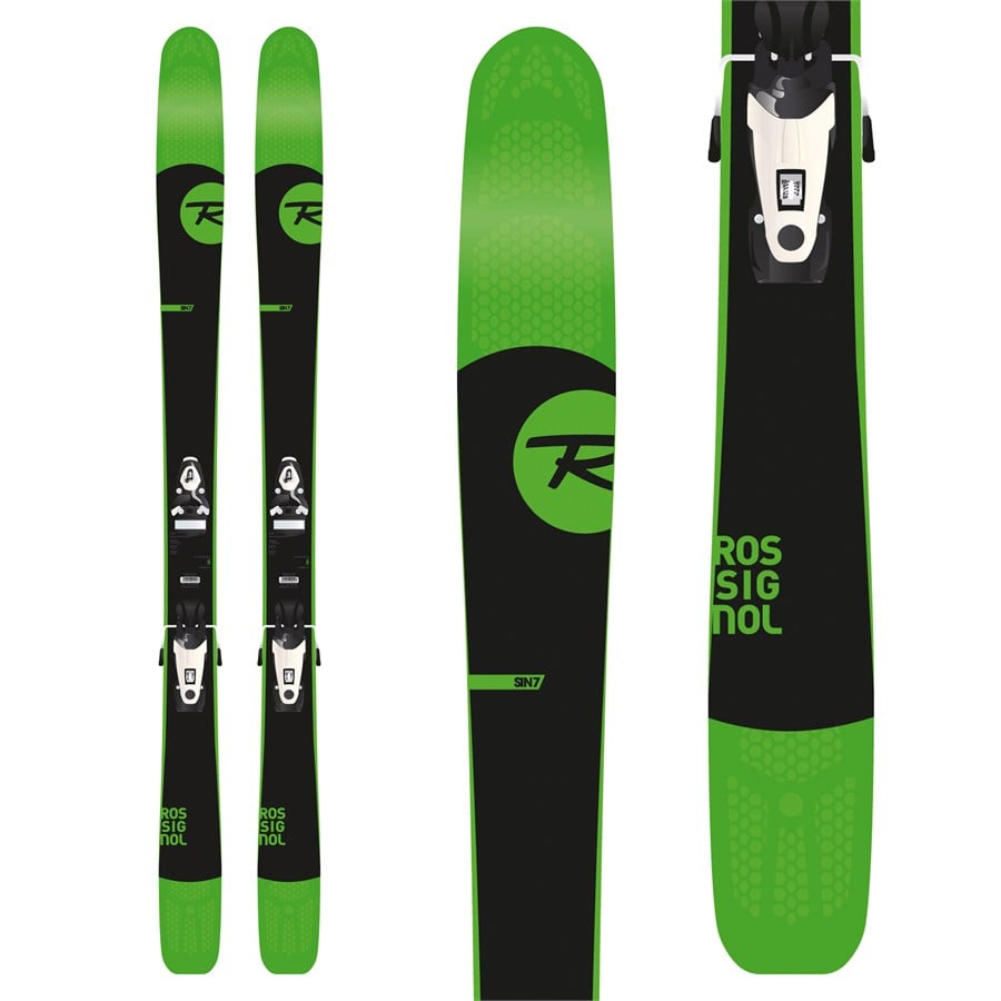 Rossignol Sin 7 Skis + Axium 120 Demo Bindings 2016 Used evo