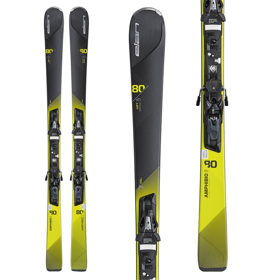 Elan Amphibio 80 XTI Skis + ELX 11 Fusion Bindings 2017 evo