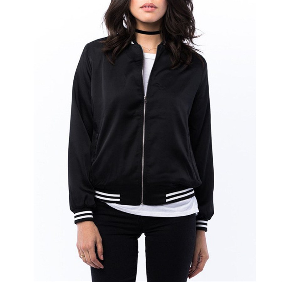 Sub_Urban Riot Good Vibes Varsity Bomber Jacket - Women's | evo