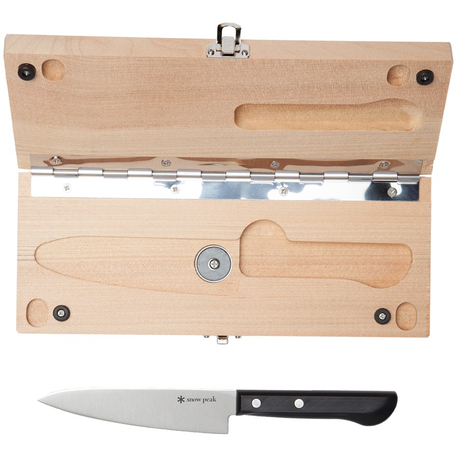  Snow Peak Chopping Board Set - Birch Wood Cutting