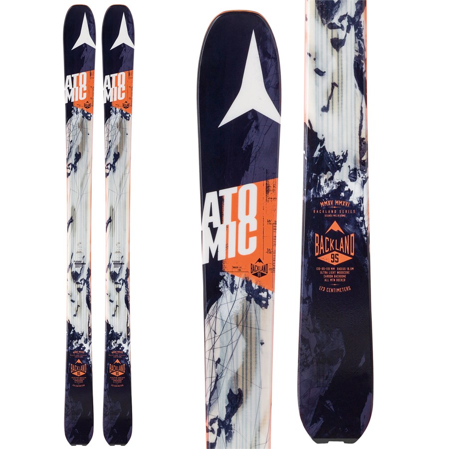 Atomic Backland 95 Skis + Backland Skins 2017 evo