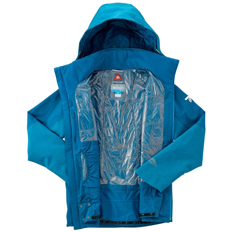 Buy Columbia Titanium Men's Powder Keg Omni Heat Waterproof Jacket