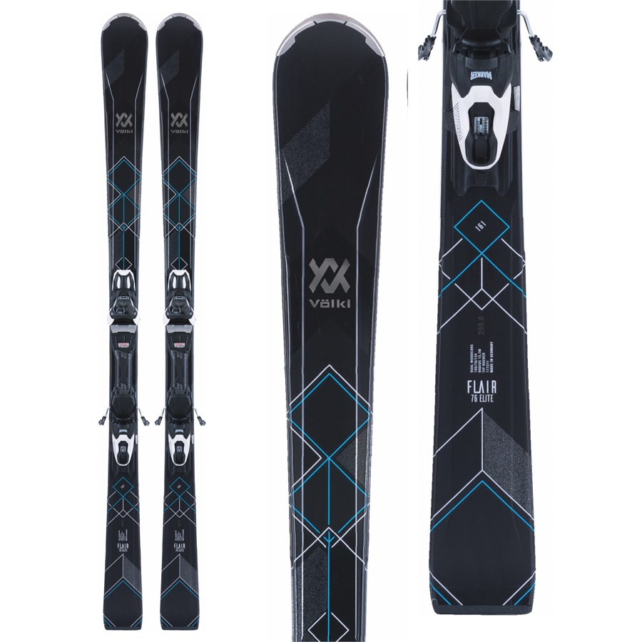 Volkl Flair 76 Elite Skis + VMotion 10 GW Bindings Women's 2018 evo
