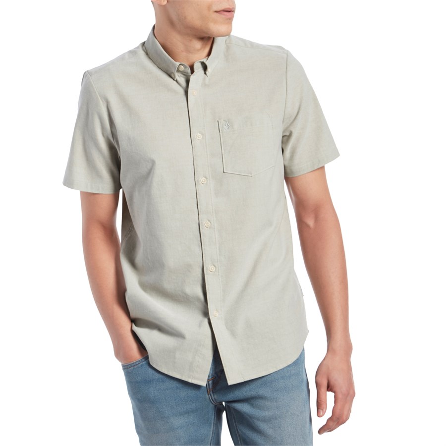 Volcom Mens Everett Oxford Short Sleeve Shirt 