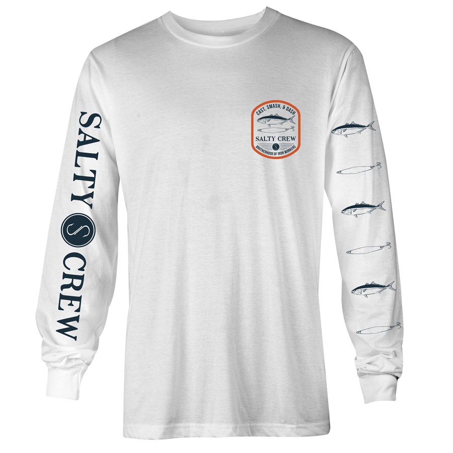 Salty Crew Lure Set Long Sleeve Shirt - M White