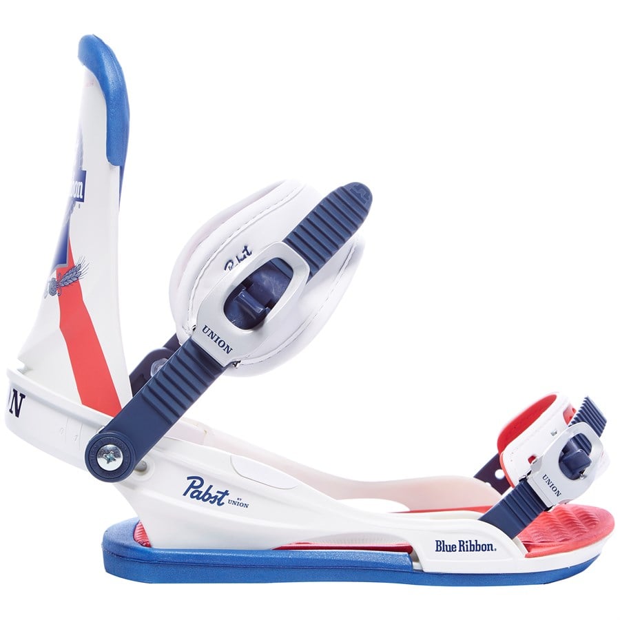 Union Pabst Blue Ribbon Snowboard Bindings 2017 | evo