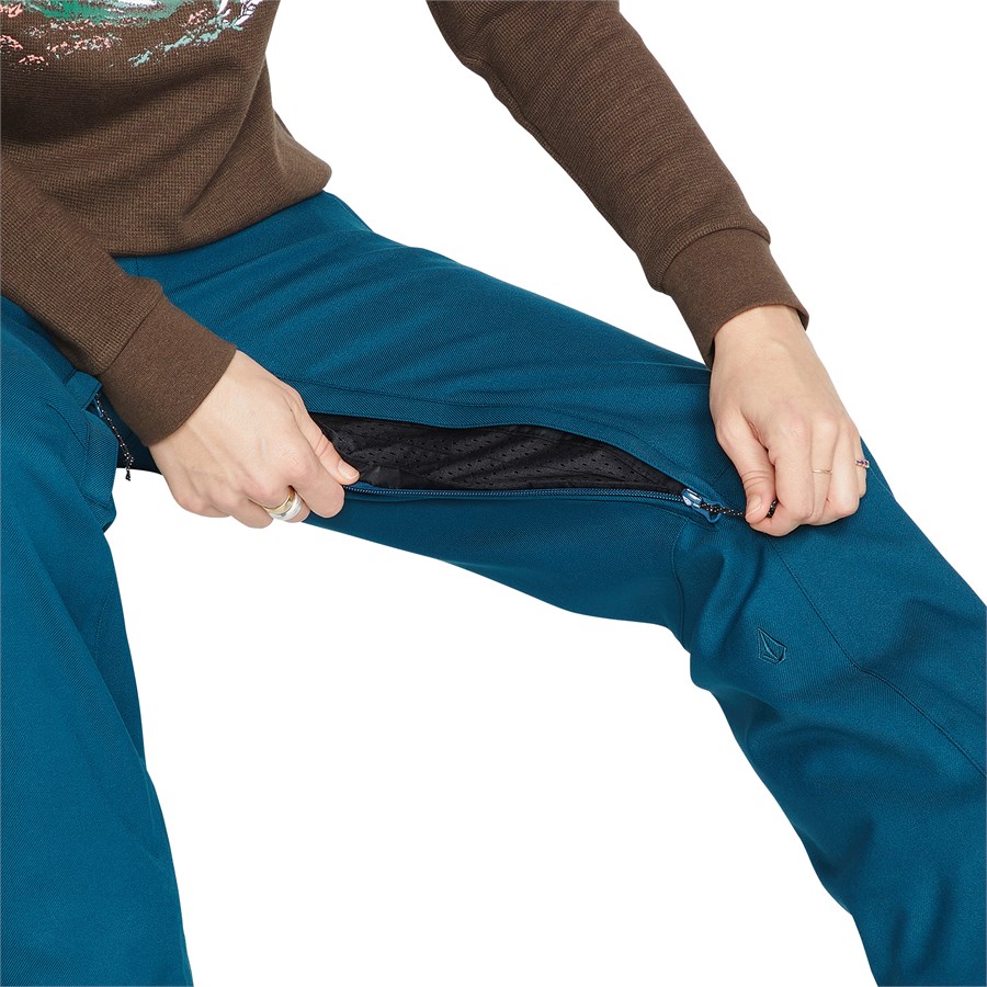 Womens Genus Stretch Pants - Burgundy | Volcom US