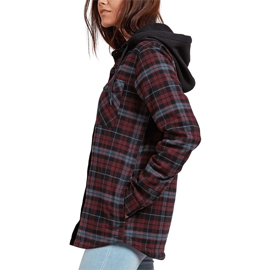 Volcom Hooded Flannel Jacket - Women's | evo