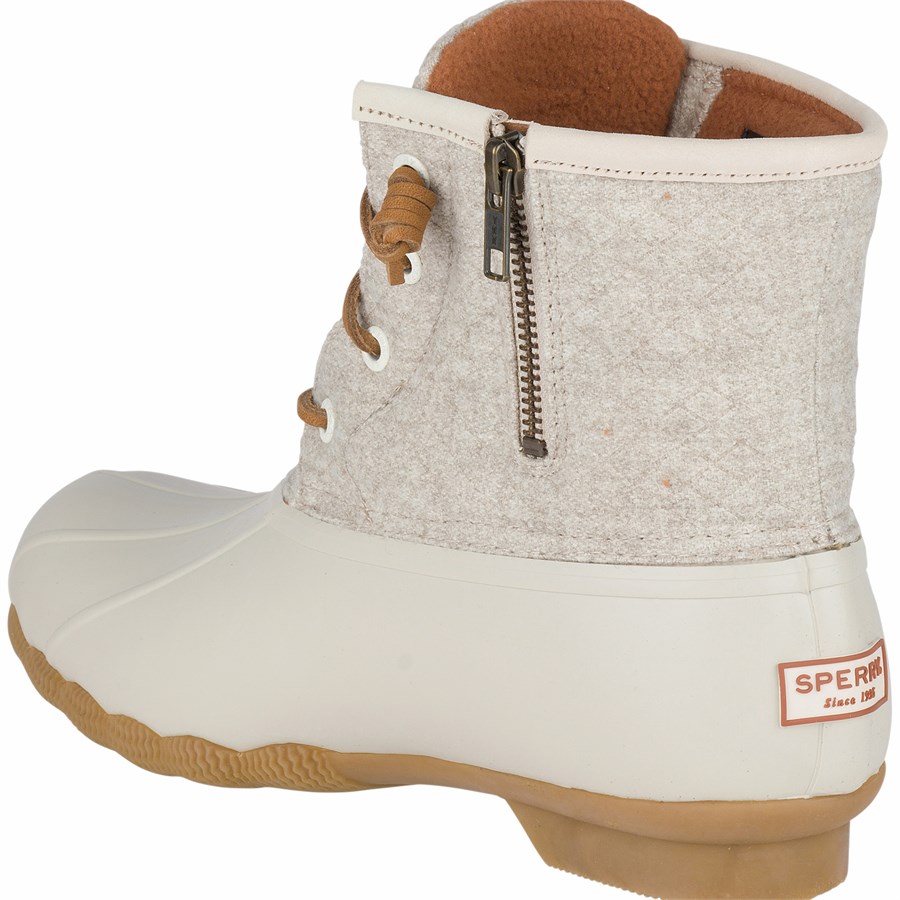 sperry wool embossed duck boot with thinsulate