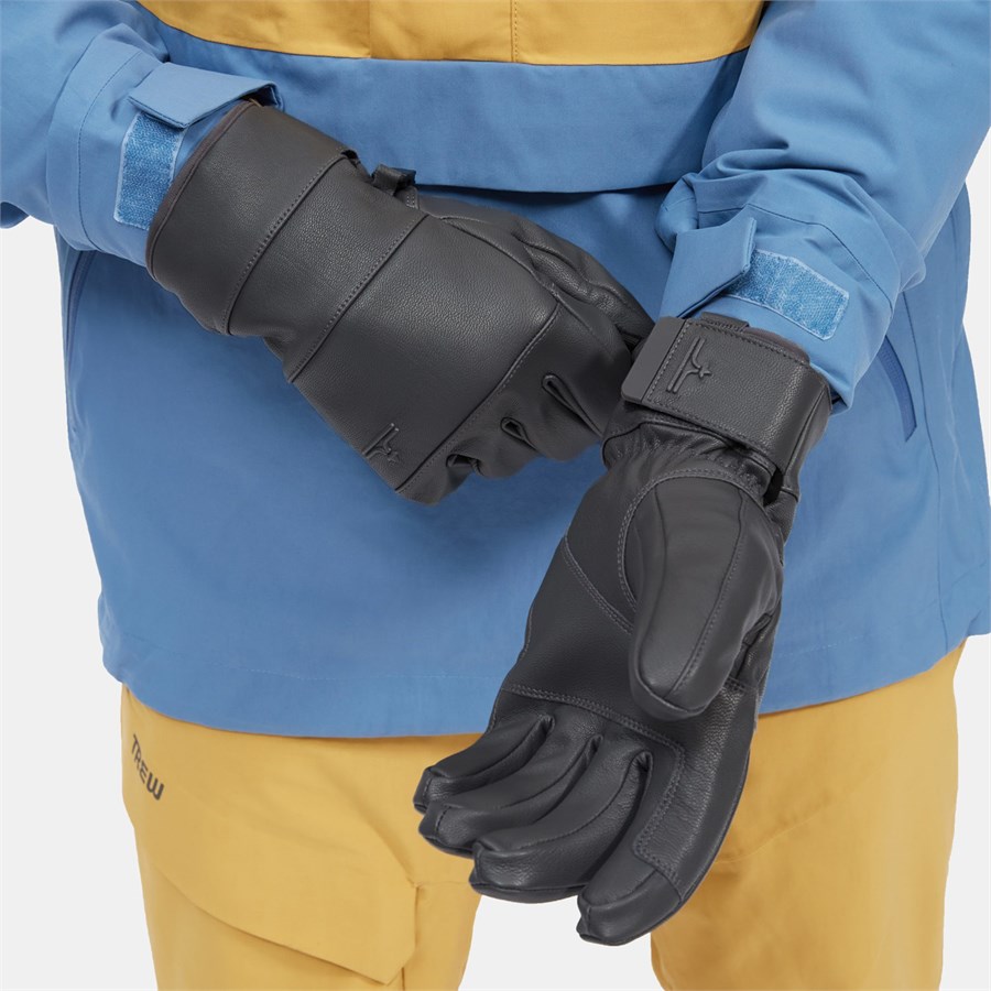 evo pagosa leather mittens