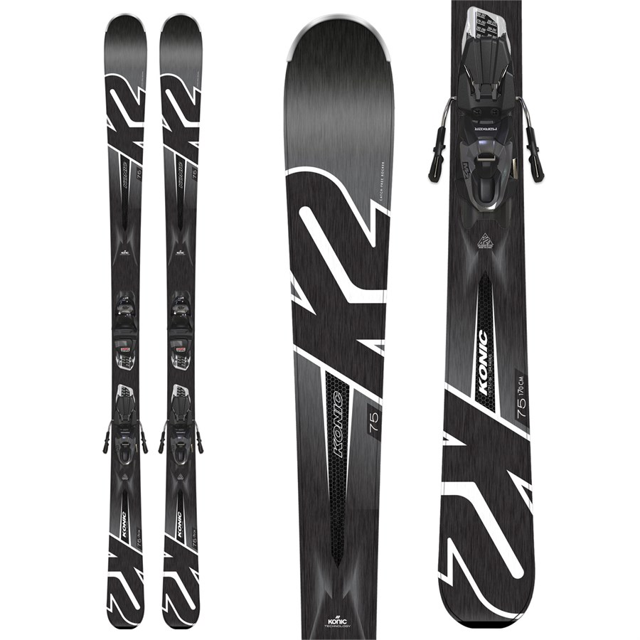 K2 Konic 75 Skis + M2 10 Bindings 2019 | evo