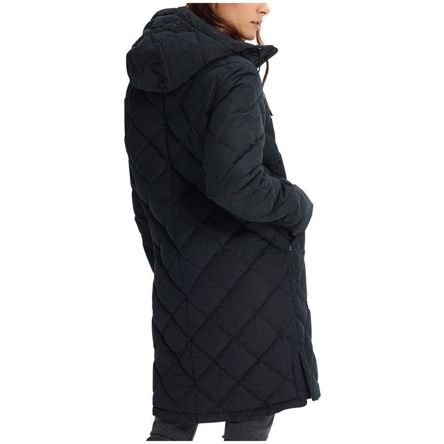 women's burton bixby long down jacket