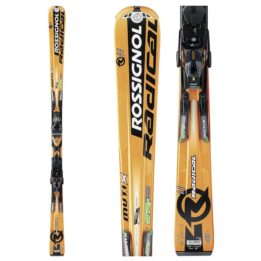 Rossignol Radical R11 Ski w/Short Arms + Bindings Used 2007 evo