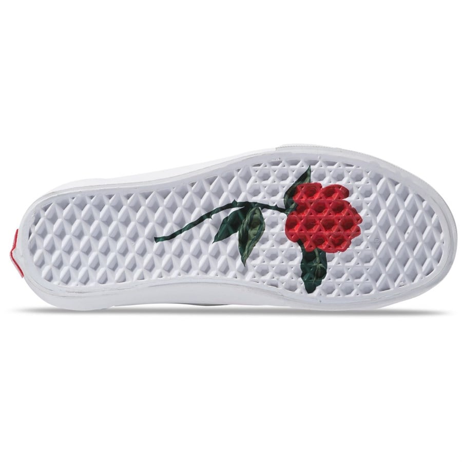 vans leila rose decon style 36 white sneakers