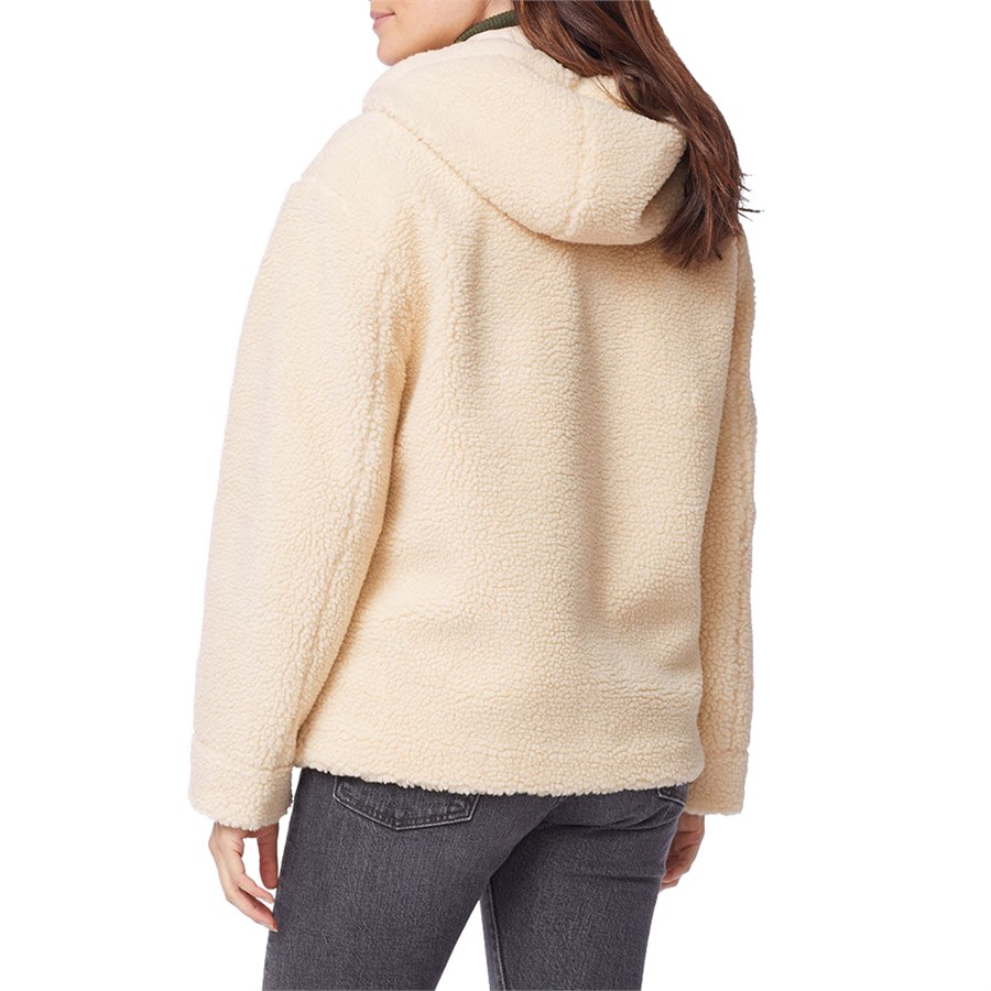 hooded berber fleece jacket