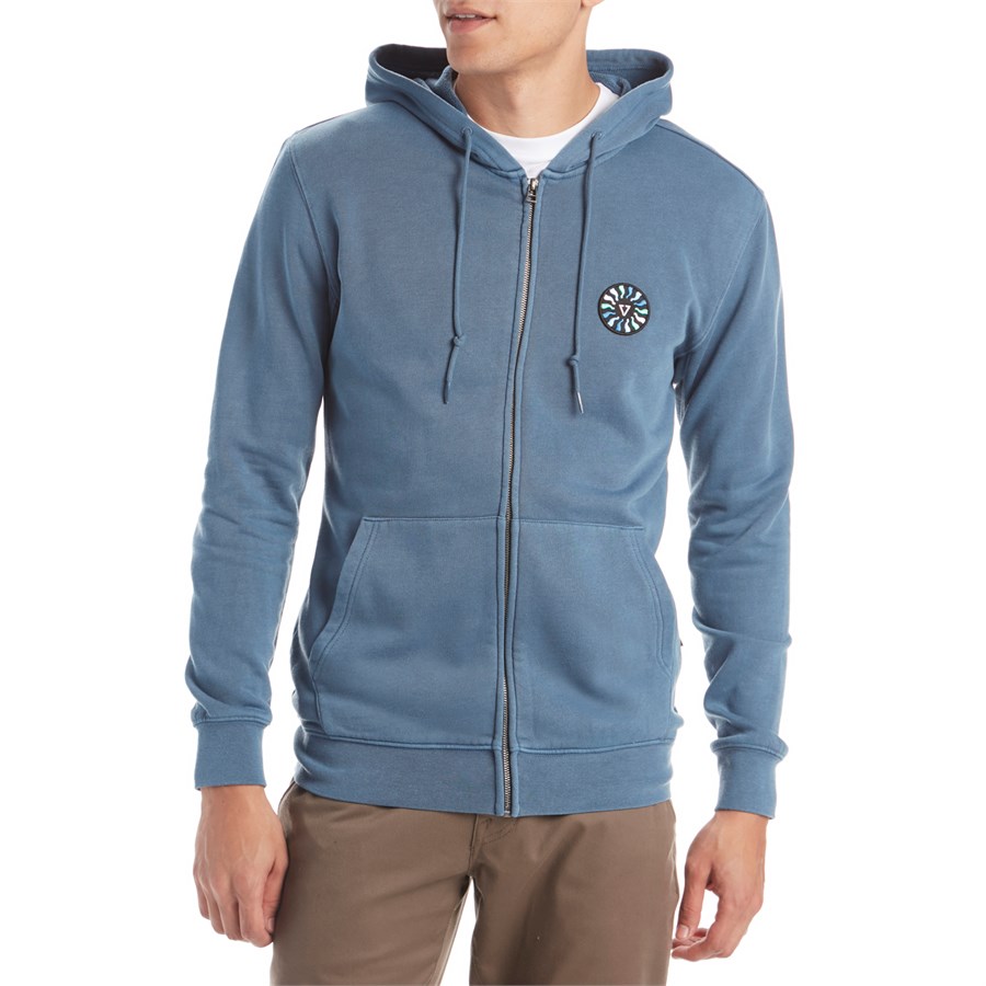 solid zip up hoodie