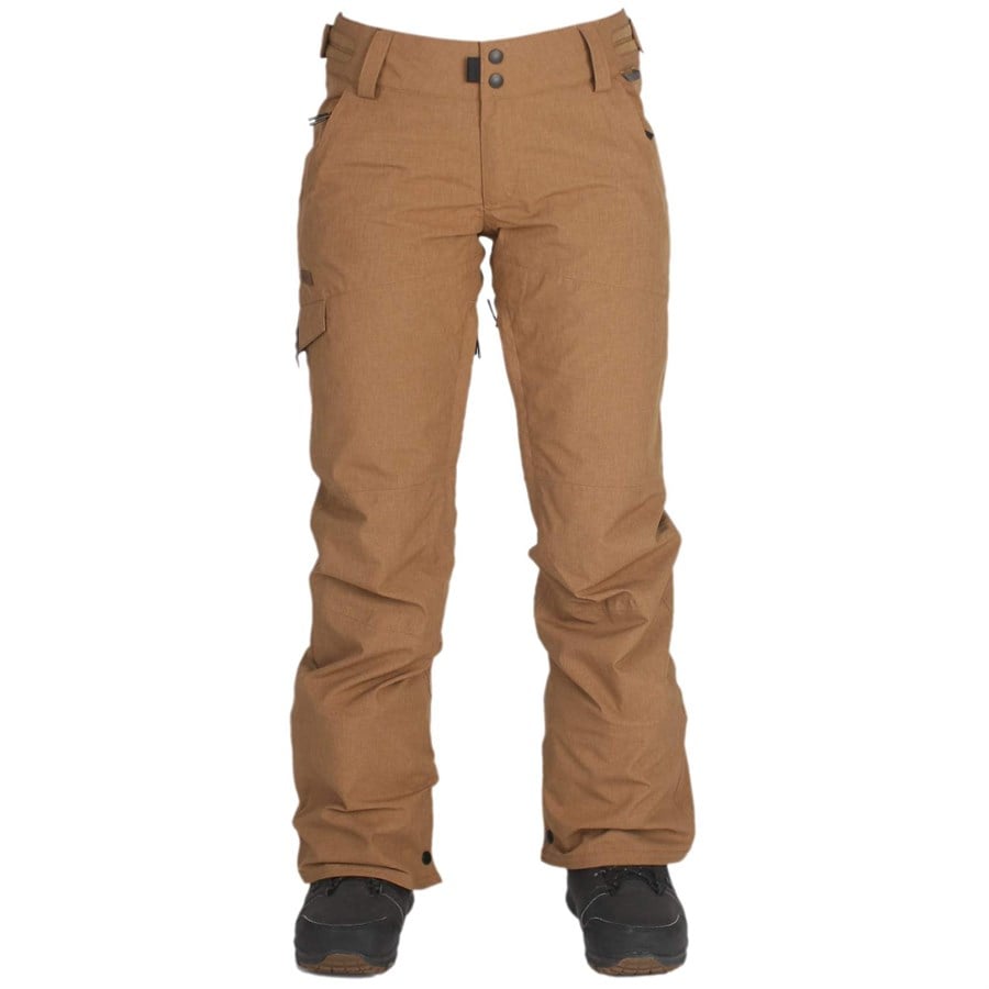 brown snow pants womens