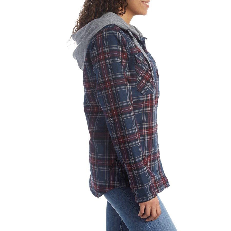 Volcom Hooded Flannel Jacket - Women's 