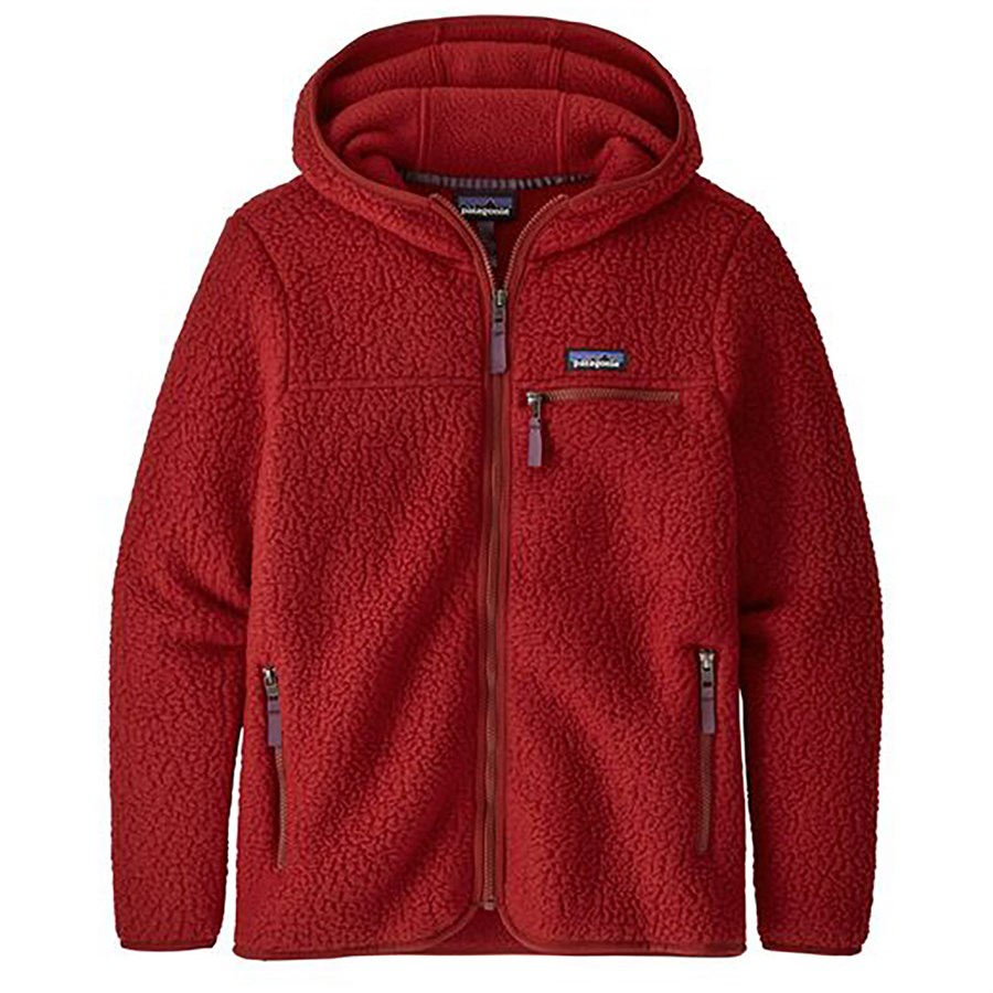 red patagonia hoodie