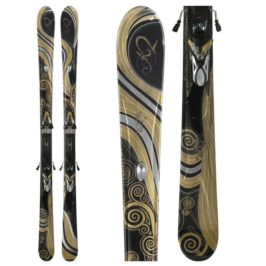 K2 One Luv Skis + Marker M1 11.0 Ti Bindings Women's 2009 evo