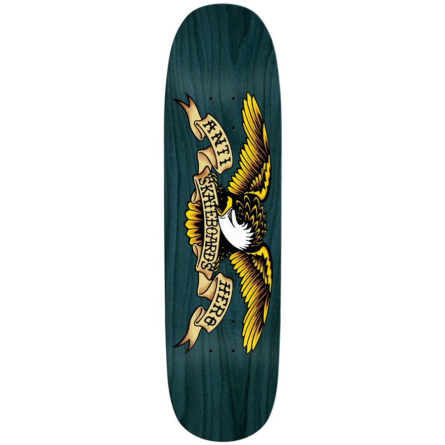 ANTI HEROスケートボード SHAPED EAGLE8.5 Anti Hero Shaped Eagle Overspray Blue Meanie 8.75 Skateboard Deck