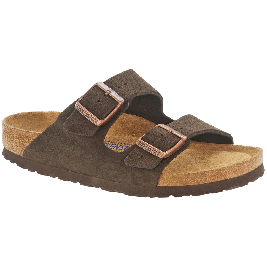 Birkenstock Arizona Suede Soft Footbed Sandals Women's | evo