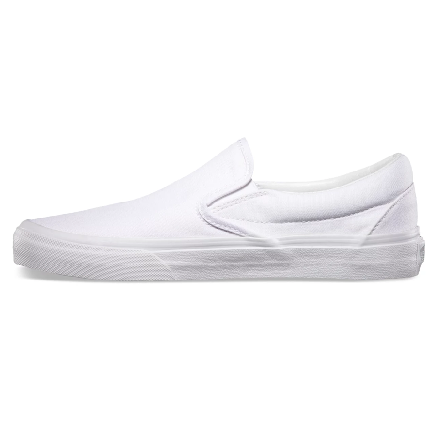 all white van slip ons