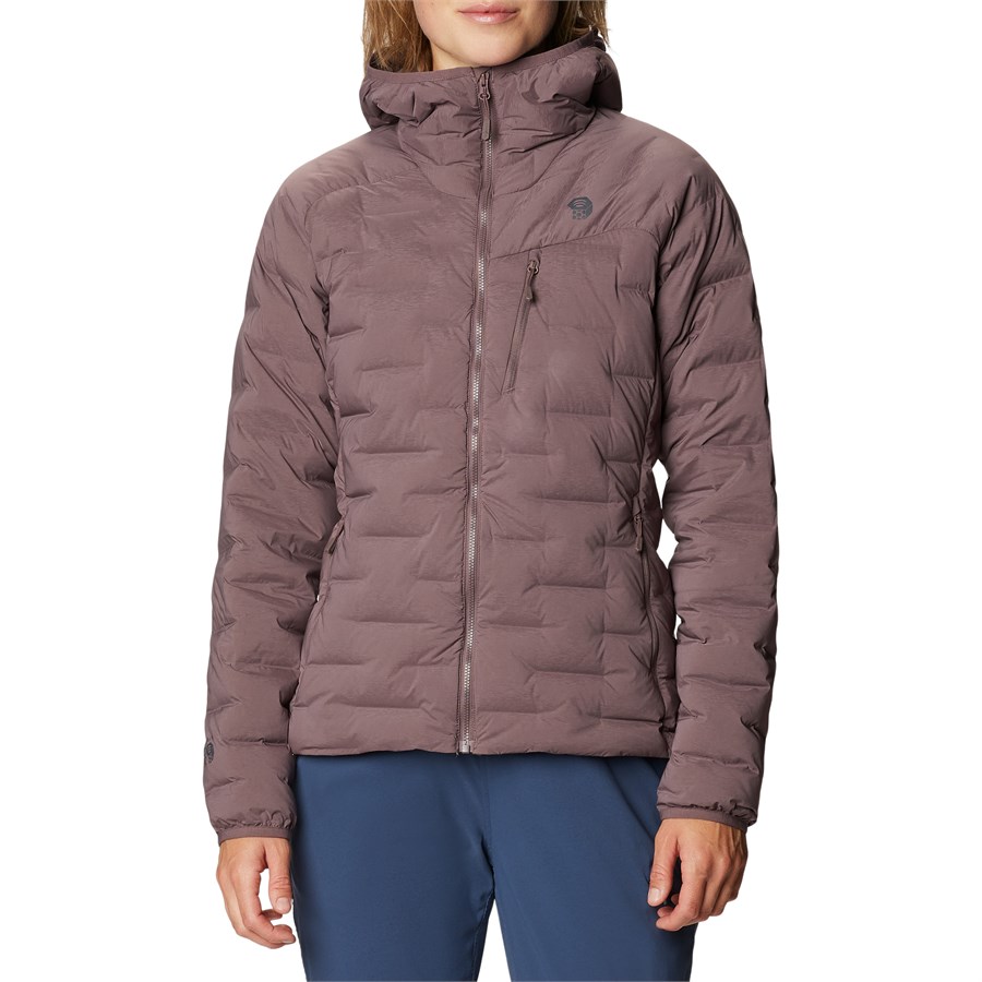Mountain Hardwear Super DS Stretchdown Hooded Jacket - Women's Warm , L