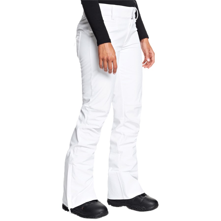 Roxy Creek Stretch Softshell Snowboard Pant Womens Bright White, Pants -   Canada