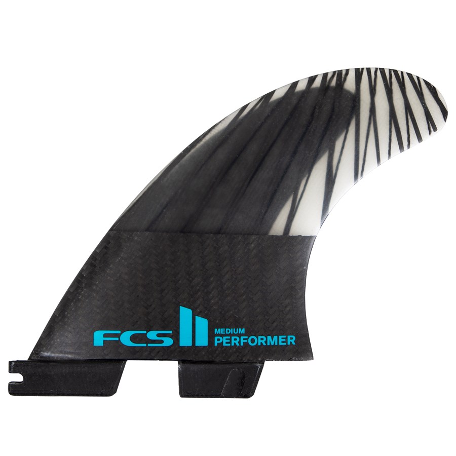 FCS II Performer PC Carbon Large Tri Fin Set | evo