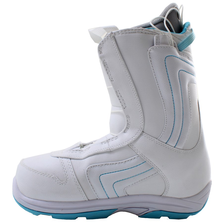 harga shoei rj platinum r helmet Burton Emerald Smalls Women Snowboard Boots Size 5 Color White Conditi – Replays Sports Exchange keeping your feet warm and dry Burton Emerald Smalls Snowboard Boots