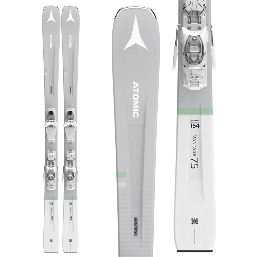 2021 Atomic Vantage 75 W LT Grey/M All Mountain Womens Snow Skis 140 CM NEW 
