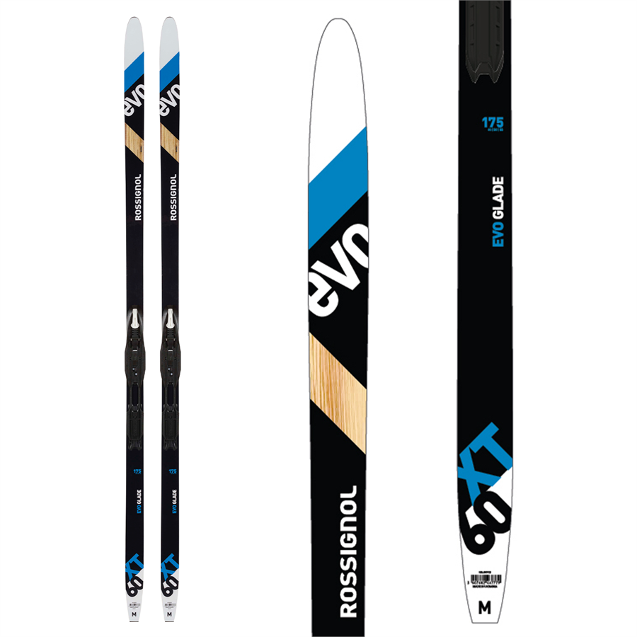 rossignol evo cross country ski package