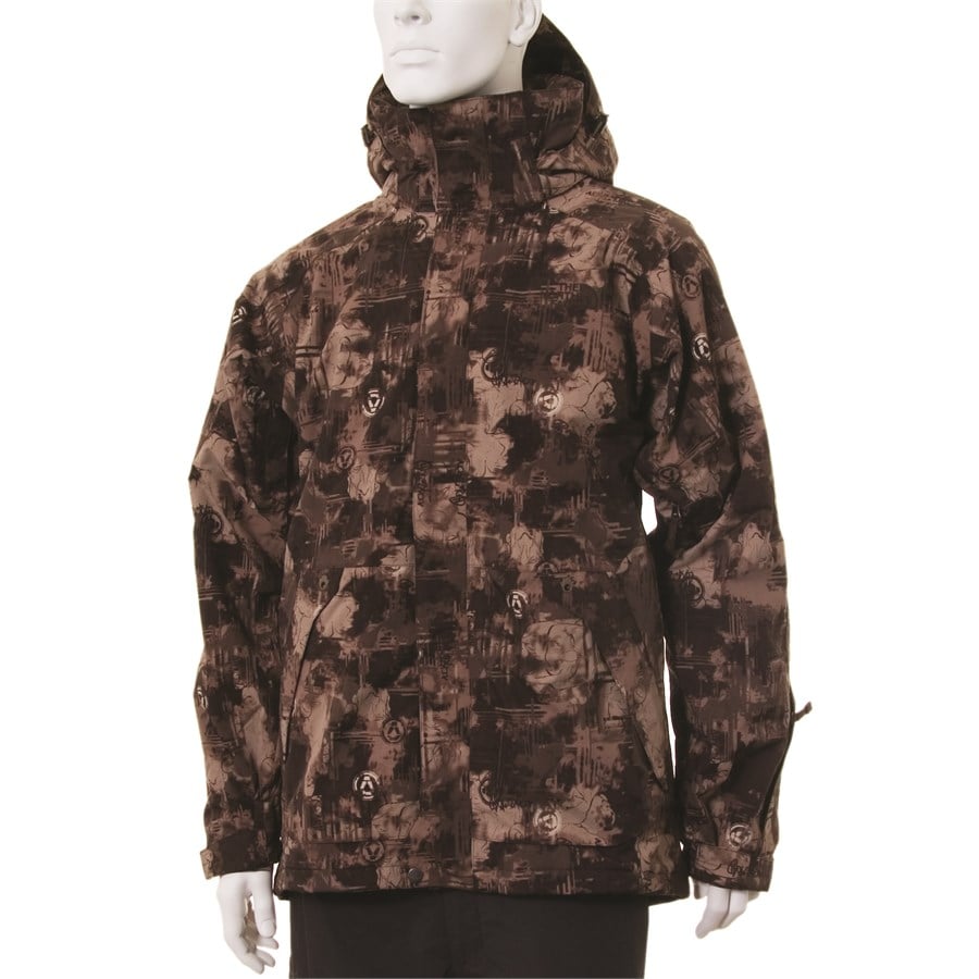 north face coat camo