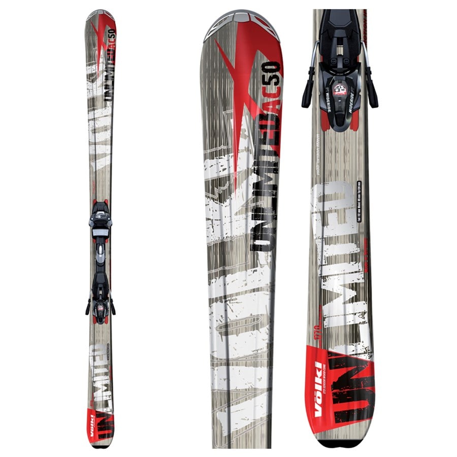 Volkl Ac50 Skis + Marker Wide Ride 12.0 Bindings 2009 | evo outlet