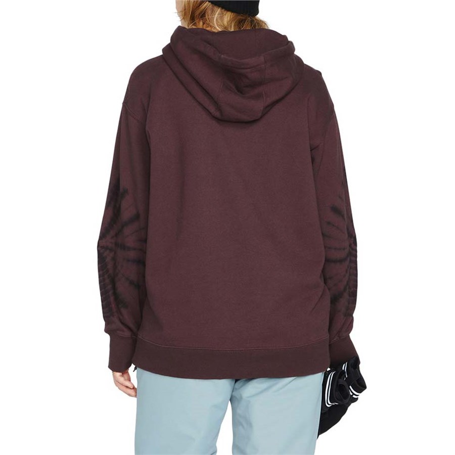 Volcom Damen Hoodie „Costus P/O Fleece“ – Kuschelig, Mit Steinstickerei & Doppelknopf