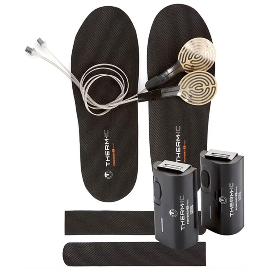 Therm-ic Heat UNI V2 + S-Pack 1400 セット Set of 2 S-Pack 1400B Bluetooth batteries for heated socks – Therm
