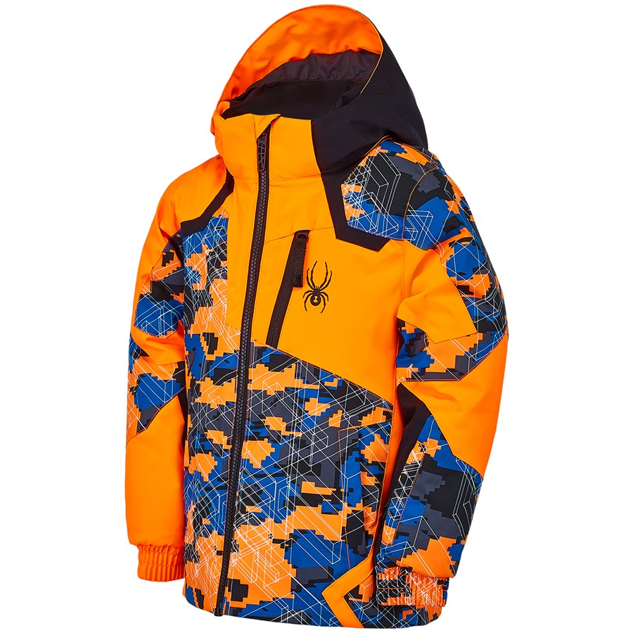 spyder leader jacket orange