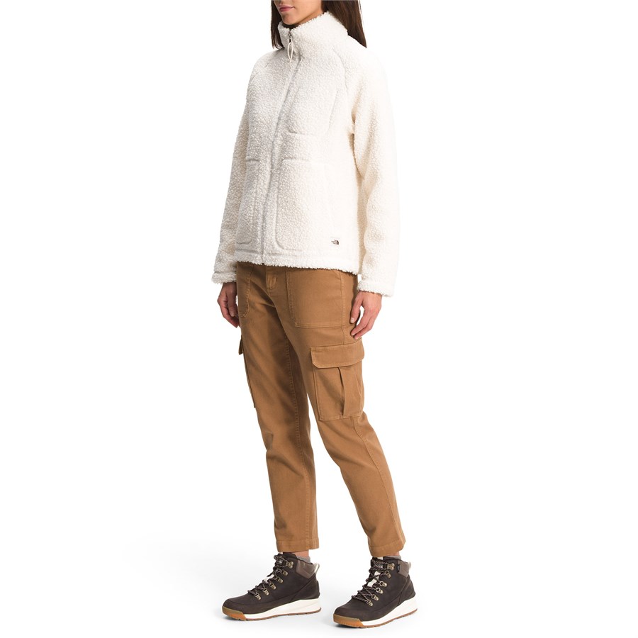 The North Face Ridge Fleece Full Zip, Gardenia White, X-Small : :  Clothing, Shoes & Accessories