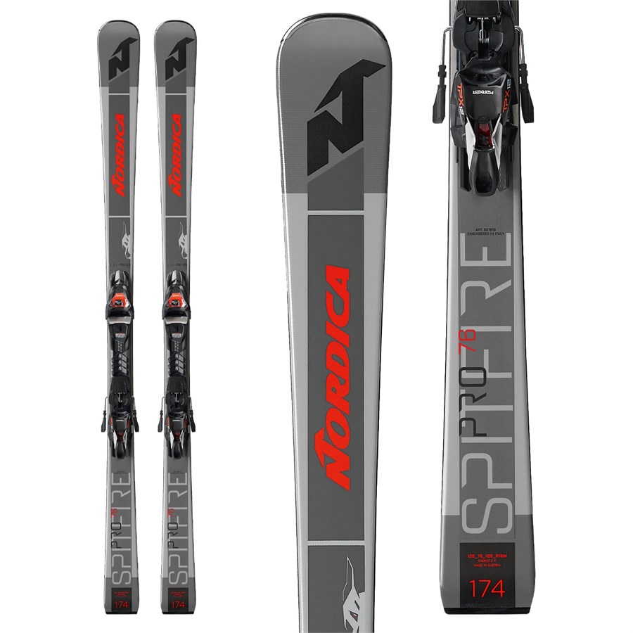 Nordica Dobermann Spitfire Pro 76 Skis + TPX 12 FDT Ski Bindings 2021 | evo