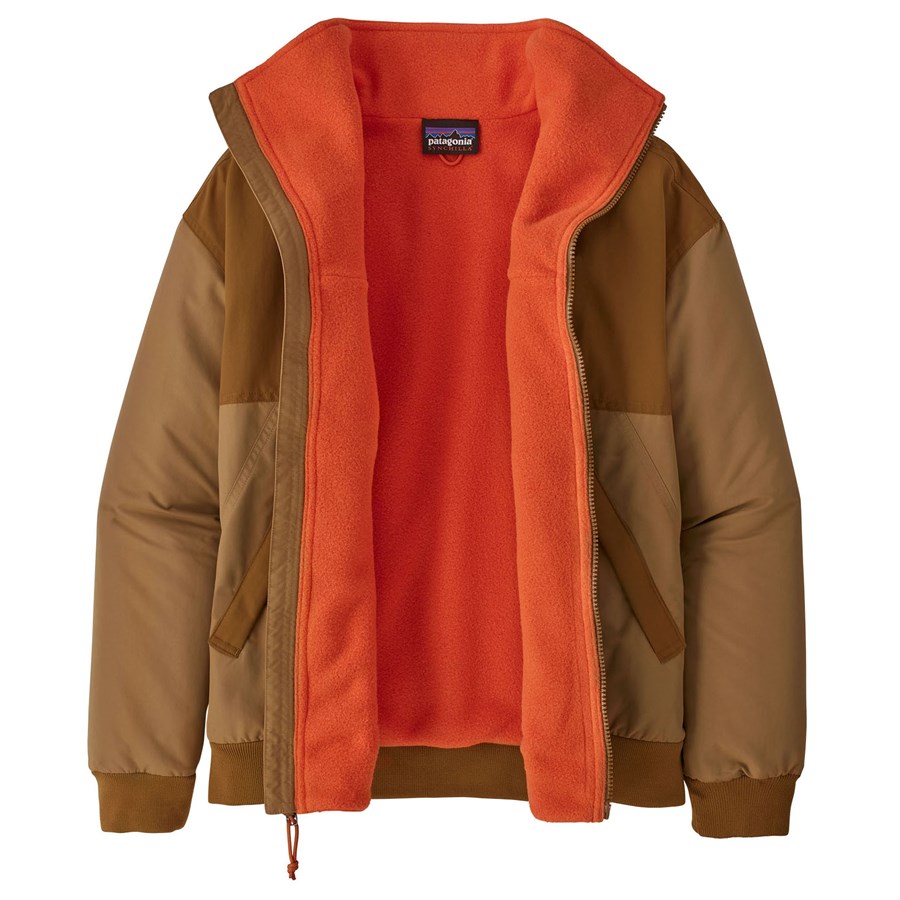 MINT Women's Patagonia Soft Shell Fleece Au Train Coat Jacket Small Rust  Orange