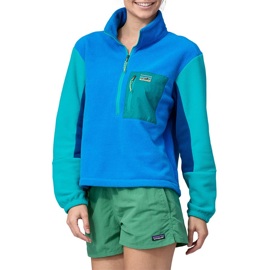 Patagonia W's Microdini 1/2 Zip Fleece Pullover - 100% Recycled Polyester –  Weekendbee - premium sportswear