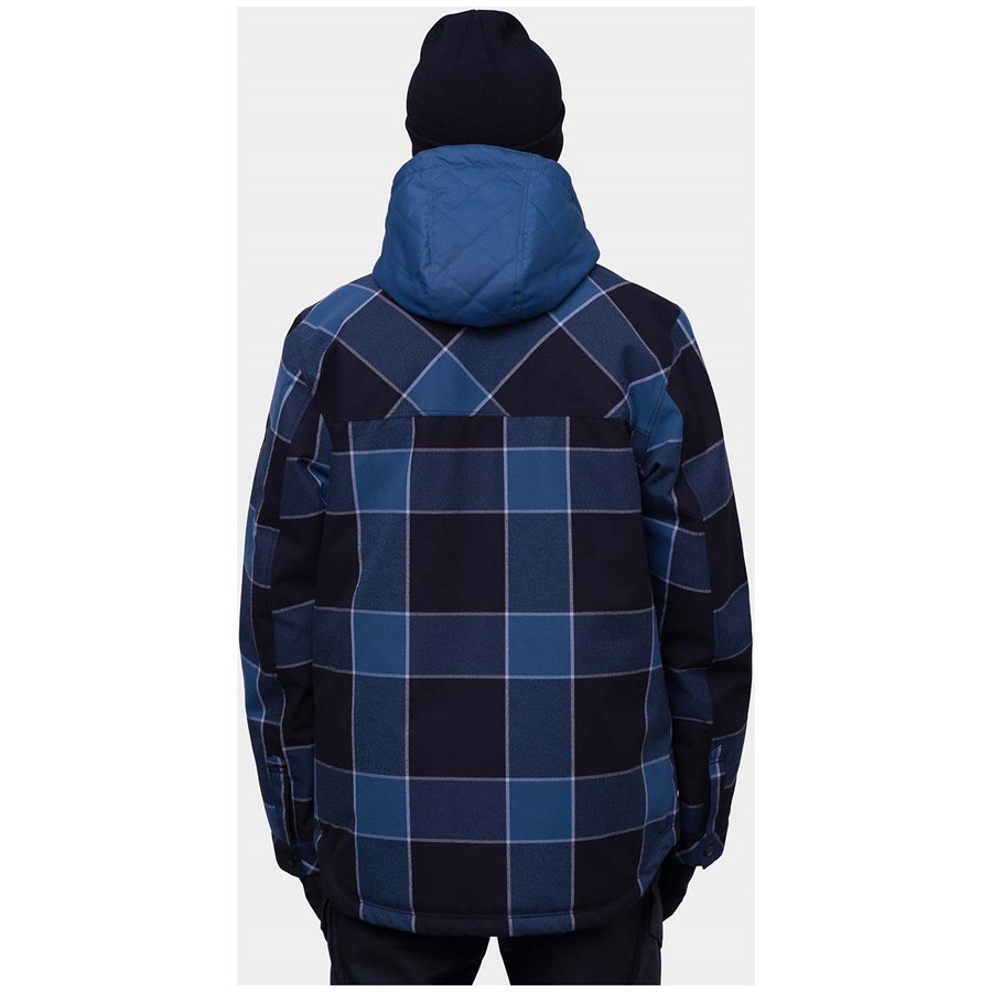 686 AUTHENTIC WOODLAND INS JACKET チェック　L 686 Woodland Insulated Snowboard Jacket (Men's) - Peter