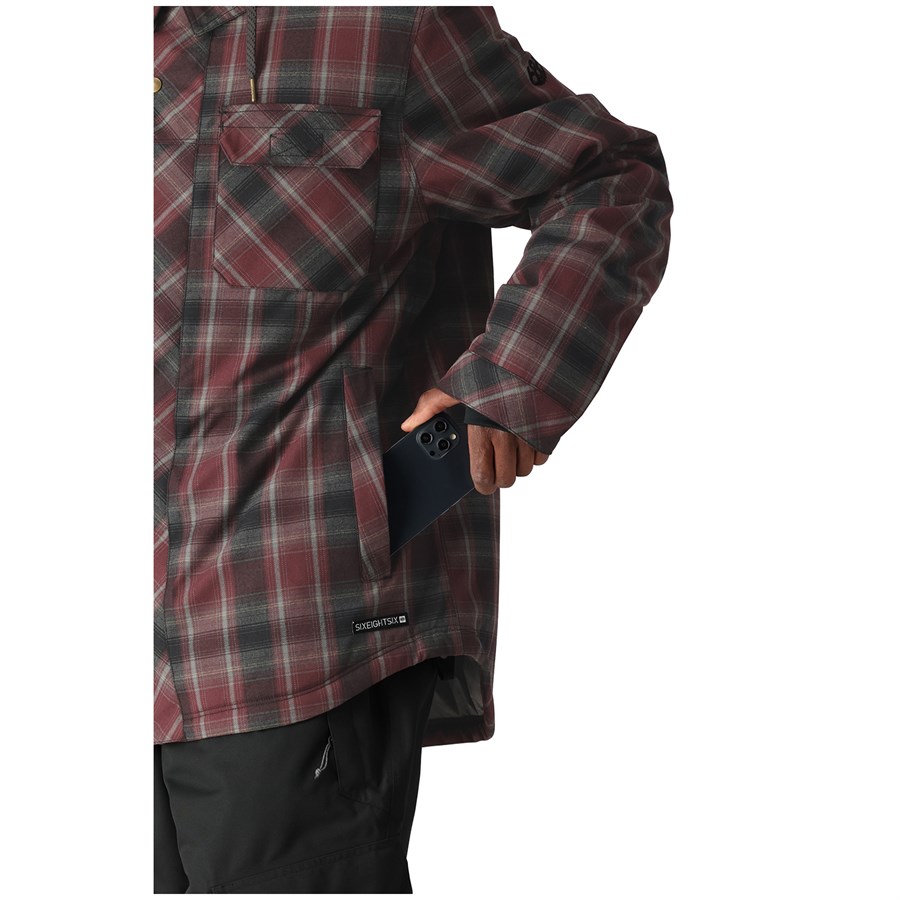 686 AUTHENTIC WOODLAND INS JACKET チェック　L 686 Woodland Insulated Jacket 2023