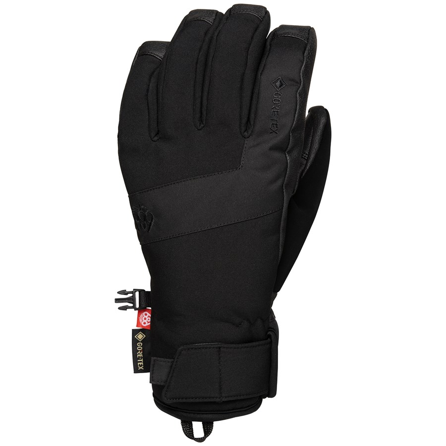 zara long leather gloves